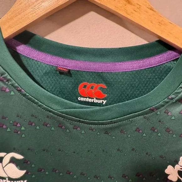 Canterbury Ireland Rugby Kids Training Shirt - Picture 6 of 9